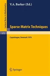 Book cover of Sparse Matrix Techniques by V.A. Barker