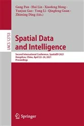 Book cover of Spatial Data and Intelligence by Gang Pan