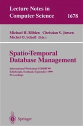 Book cover of Spatio-Temporal Database Management by Michael H. Böhlen