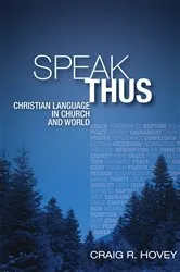 Book cover of Speak Thus by Craig Hovey