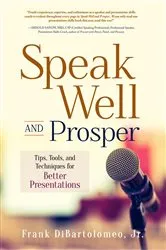 Book cover of Speak Well and Prosper by Frank DiBartolomeo