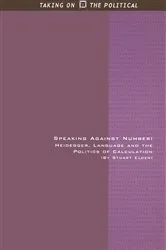 Book cover of Speaking Against Number by Stuart Elden