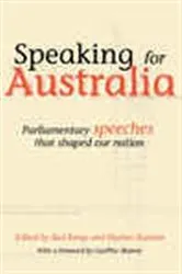 Book cover of Speaking for Australia by Rod Kemp