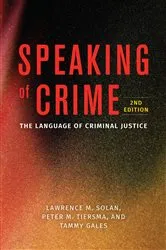 Book cover of Speaking of Crime by Unknown