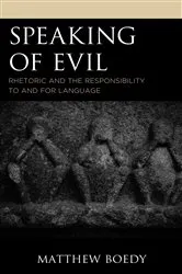 Book cover of Speaking of Evil by Matthew Boedy