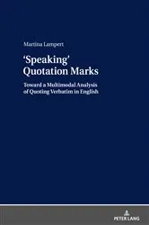 Book cover of ‹Speaking› Quotation Marks by Martina Lampert