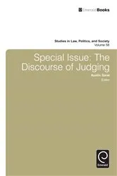 Book cover of Special Issue: The Discourse of Judging by Austin Sarat