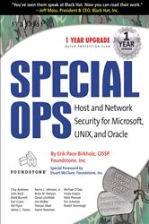 Book cover of Special Ops: Host and Network Security for Microsoft Unix and Oracle by Syngress