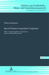 Book cover of Special Purpose Acquisition Companies by Joachim Hennrichs