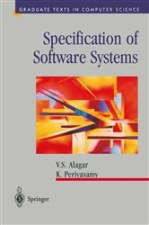 Book cover of Specification of Software Systems by V.S. Alagar