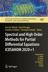 Book cover of Spectral and High Order Methods for Partial Differential Equations ICOSAHOM 2020+1 by Jens M. Melenk