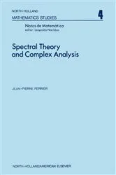 Book cover of Spectral Theory and Complex Analysis by Leopoldo Nachbin