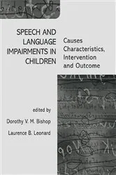 Book cover of Speech and Language Impairments in Children by Dorothy V.M Bishop