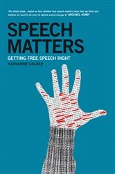 Book cover of Speech Matters by Katharine Gelber