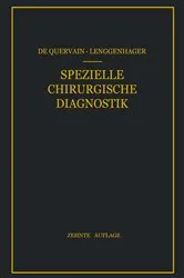 Book cover of Spezielle Chirurgische Diagnostik (10th ed.) by F. de Quervain