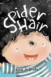 Book cover of Spider Hair by Laura Jeffcote