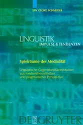 Book cover of Spielräume der Medialität by Jan Georg Schneider