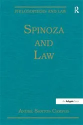 Book cover of Spinoza and Law by Andre Santos Campos