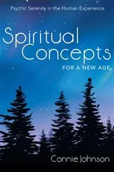 Book cover of Spiritual Concepts for a New Age by Connie Johnson