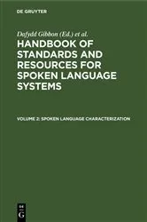 Book cover of Spoken Language Characterization by Unknown