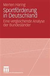 Book cover of Sportförderung in Deutschland by Merten Haring
