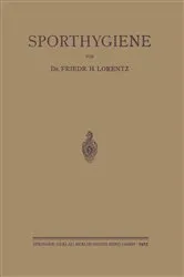 Book cover of Sporthygiene by Friedrich Hermann Lorentz