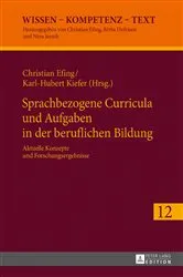 Book cover of Sprachbezogene Curricula und Aufgaben in der beruflichen Bildung by Unknown