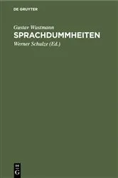 Book cover of Sprachdummheiten (12th ed.) by Gustav Wustmann