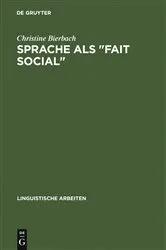 Book cover of Sprache als 
