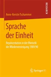Book cover of Sprache der Einheit by Anne-Kerstin Tschammer