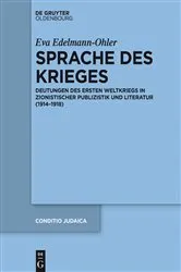 Book cover of Sprache des Krieges by Eva Edelmann-Ohler