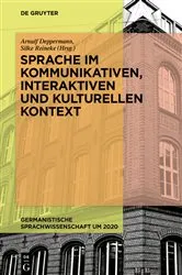 Book cover of Sprache im kommunikativen, interaktiven und kulturellen Kontext by Arnulf Deppermann