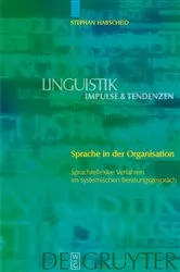 Book cover of Sprache in der Organisation by Unknown