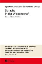 Book cover of Sprache in der Wissenschaft by Unknown