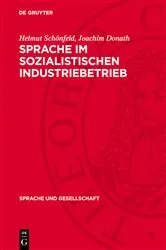 Book cover of Sprache ım sozialistischen Industriebetrieb by Helmut Schönfeld