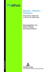Book cover of Sprache – Rhetorik – Translation by Vahram Atayan