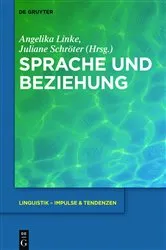 Book cover of Sprache und Beziehung by Angelika Linke