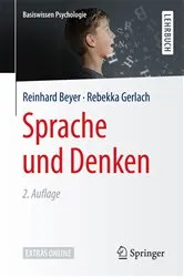 Book cover of Sprache und Denken (2nd ed.) by Reinhard Beyer