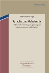 Book cover of Sprache und Geheimnis by Christian Braun