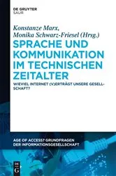 Book cover of Sprache und Kommunikation im technischen Zeitalter by Konstanze Marx