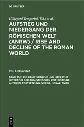 Book cover of Sprache und Literatur (Literatur der augusteischen Zeit: Einzelne Autoren, Fortsetzung, Vergil, Horaz, Ovid) by Hildegard Temporini