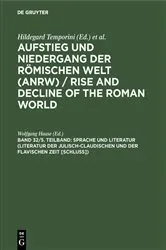 Book cover of Sprache und Literatur (Literatur der julisch-claudischen und der flavischen Zeit [Schluss]) by Wolfgang Haase
