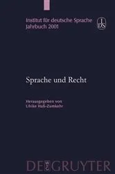 Book cover of Sprache und Recht by Ulrike Haß-Zumkehr