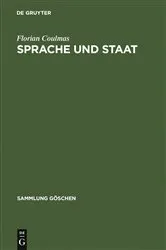 Book cover of Sprache und Staat by Florian Coulmas