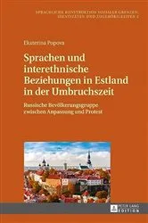 Book cover of Sprachen und interethnische Beziehungen in Estland in der Umbruchszeit by Konstanze Jungbluth