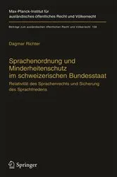 Book cover of Sprachenordnung und Minderheitenschutz im schweizerischen Bundesstaat by Unknown