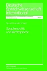 Book cover of Sprachenpolitik und Rechtssprache by Unknown