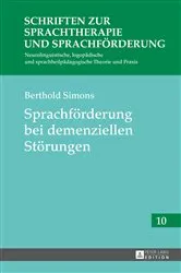 Book cover of Sprachfoerderung bei demenziellen Stoerungen by Berthold Simons