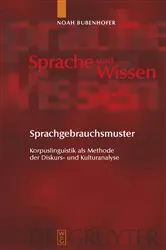 Book cover of Sprachgebrauchsmuster by Noah Bubenhofer