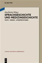 Book cover of Sprachgeschichte und Medizingeschichte by Jörg Riecke